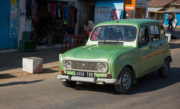 Car at Isalo