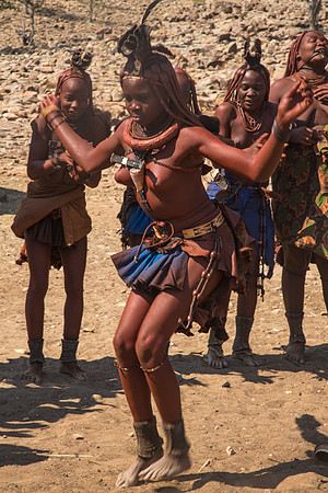 Himba Girl Dancing