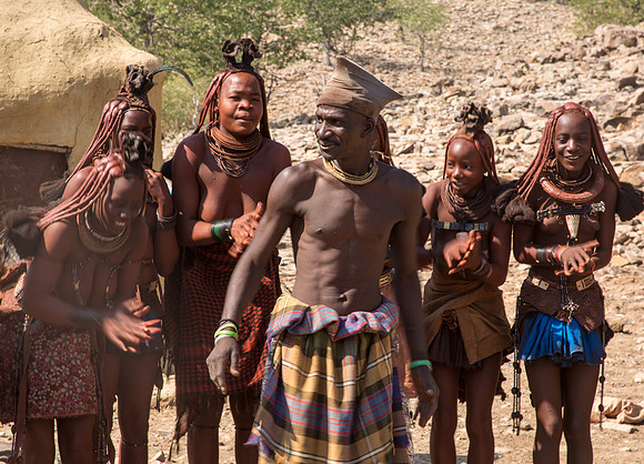 Himba Man Dancing