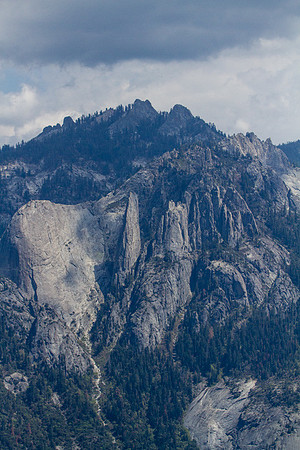 Cloudy Skies Over Sequoia