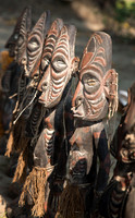 Carved Figures at Mindibit Village 2