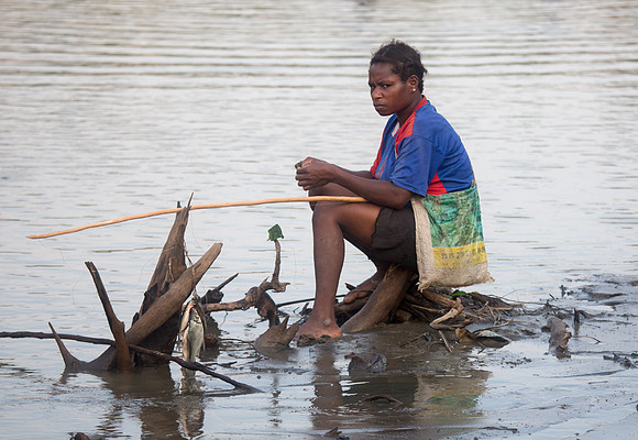 Mindibit Woman Fishing
