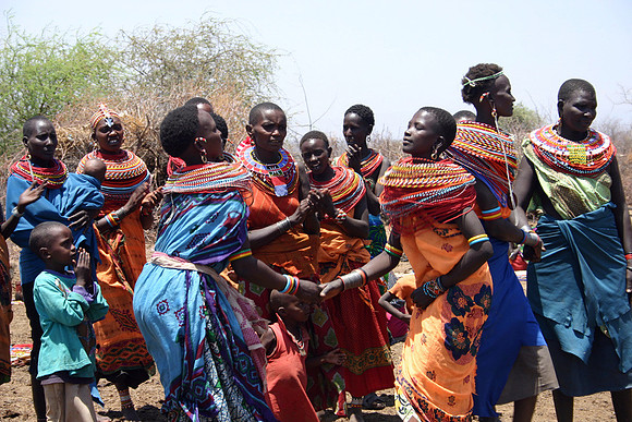 Samburu Village Women Dancing 1