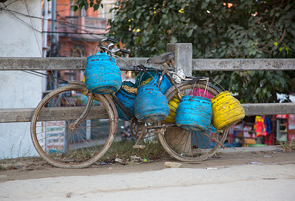 Bike in Kathmandu