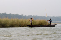 Canoe Near Chitwan