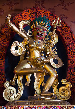 Buddhist God at Boudha Stupa 3