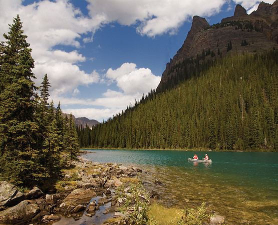 Canoe on Lake O'Hara #2
