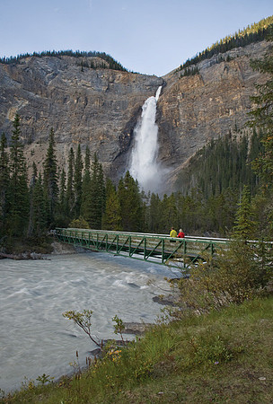 Stroll at Takkakaw Falls