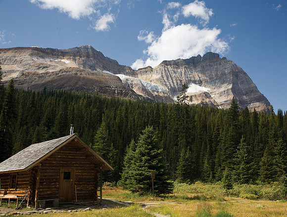 Cabin Along Lake O'Hara Trail