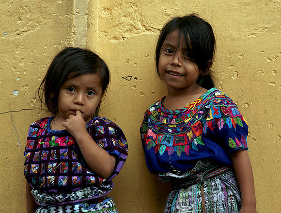 Young Girls in Antigua