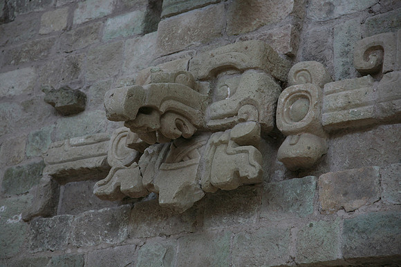 Copan Temple Carving