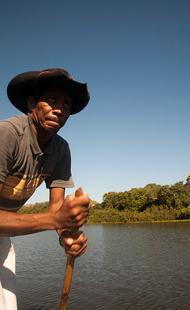 Poling Down the River
