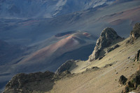 Haleakala Crater from Kalahaku Crater