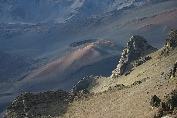 Haleakala Crater from Kalahaku Crater