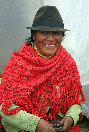 Lady in Red - Latacunga