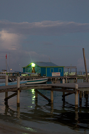 Ambergris Cay from the Beach at Night