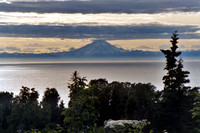 Mt Iliamna at sunset 2