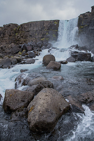 Waterfall at Pingvellir 2