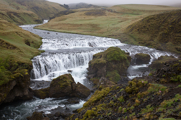 Falls Above Skogafoss