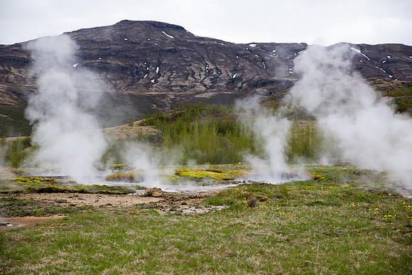 Geothermal Vents at Geysir