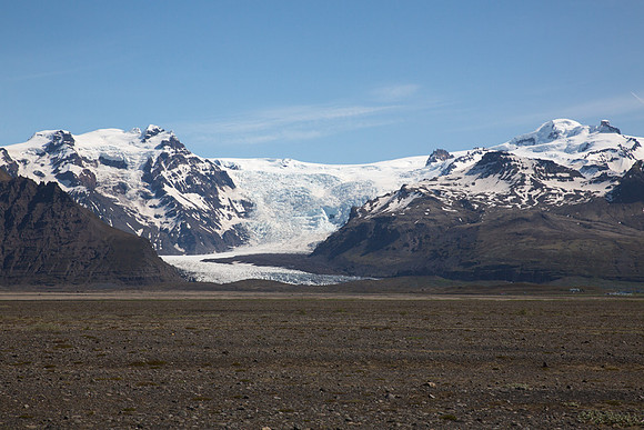 Glacier Next to Skaltafell