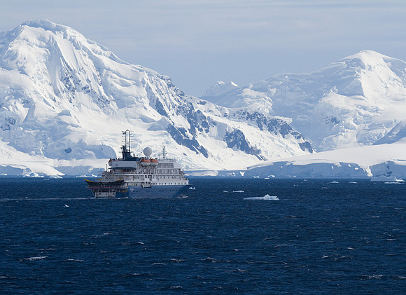 Cruise Ship In the Land of Ice