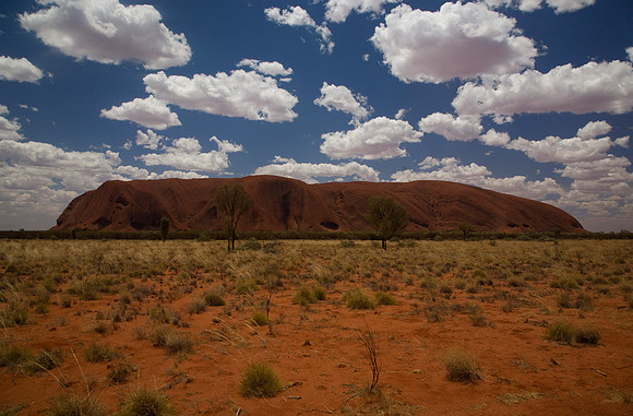 Clouds Over Uluru